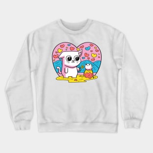 CatSoki Valentine Love Crewneck Sweatshirt
